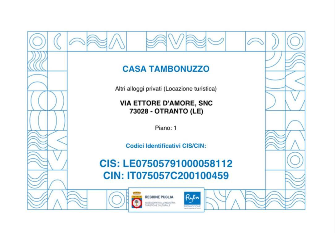 Casa Tambonuzzo Apartment